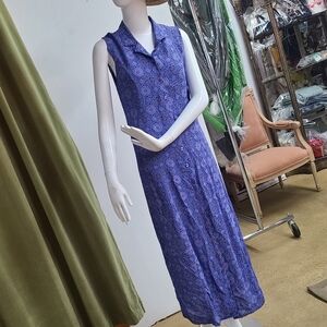 Julia Sleeveless Button Down Dress